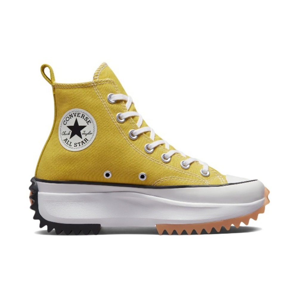 Converse Womens Run Star Hike Canvas Yellow A01365C - Picture 2 of 8